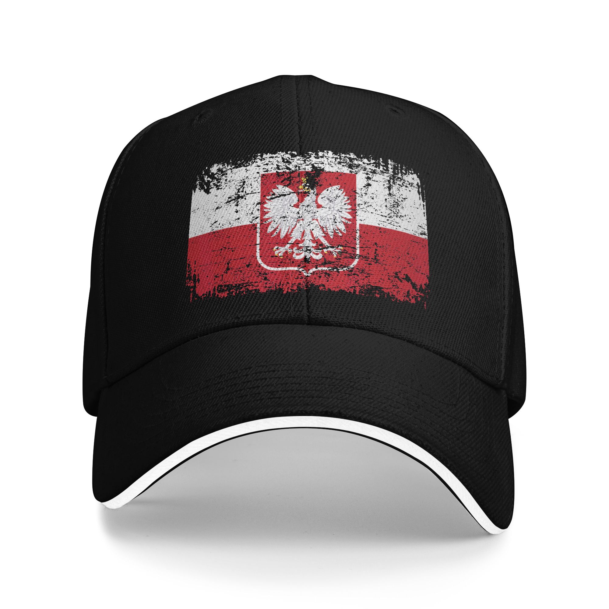 Outdoor Sport Ideas - ポーランド ポルスカ フラッグ ポーランド ポーランドの鷲 ベースボールキャップ