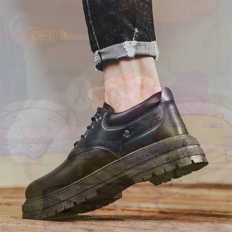 Outdoor Sport Ideas - ダーク天然皮革ファッショントレーナーテニスメンズスニーカーファッション紳士靴品質スニーカースポーツ低価格健康