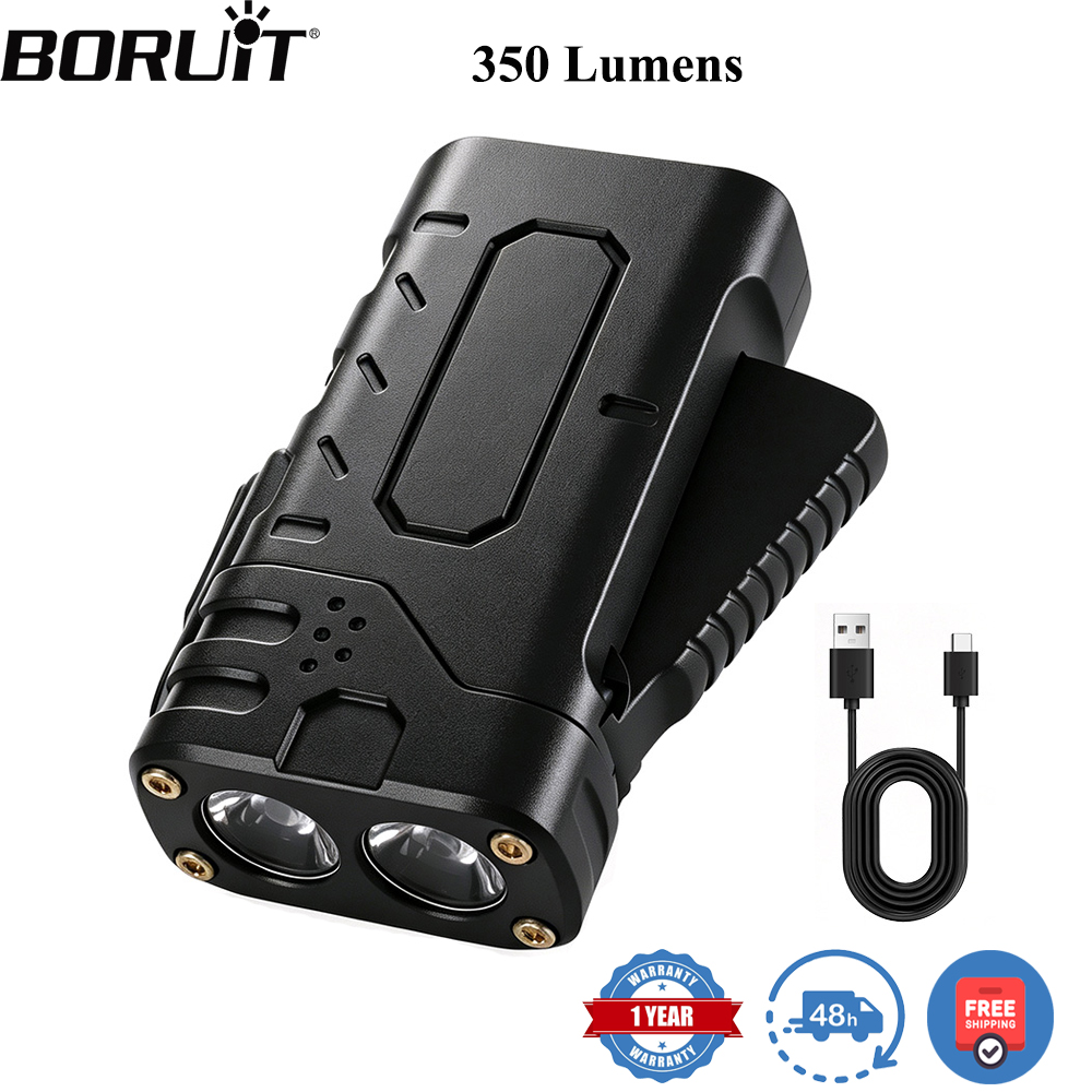 Outdoor Sport Activity - BORUIiT ハンドクランク EDC LED フラッシュライト Type-C