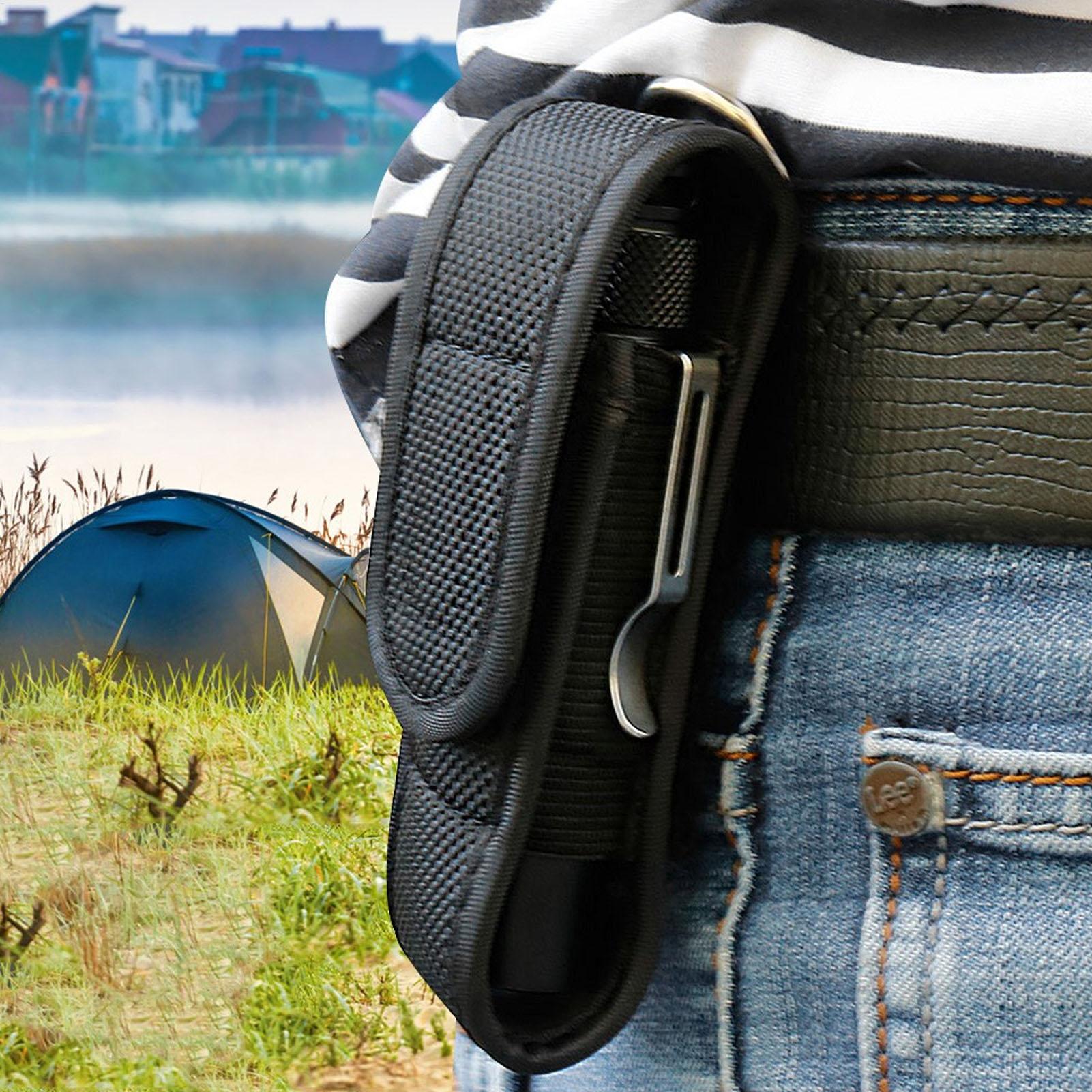 LED懐中電灯保護ケース屋外用ウエスト懐中電灯レザーケースサ - Outdoor Sport Activity のレビューと価格