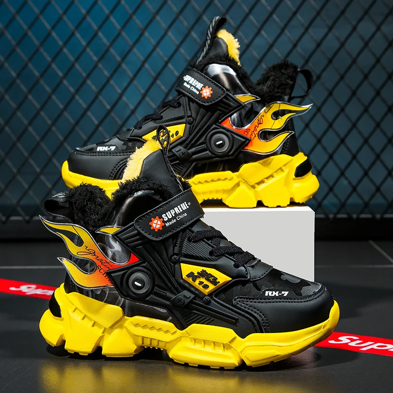 新しい冬用キッズシューズ 男の子用滑り止めスポーツシューズ  - Outdoor Sport News のレビューと価格