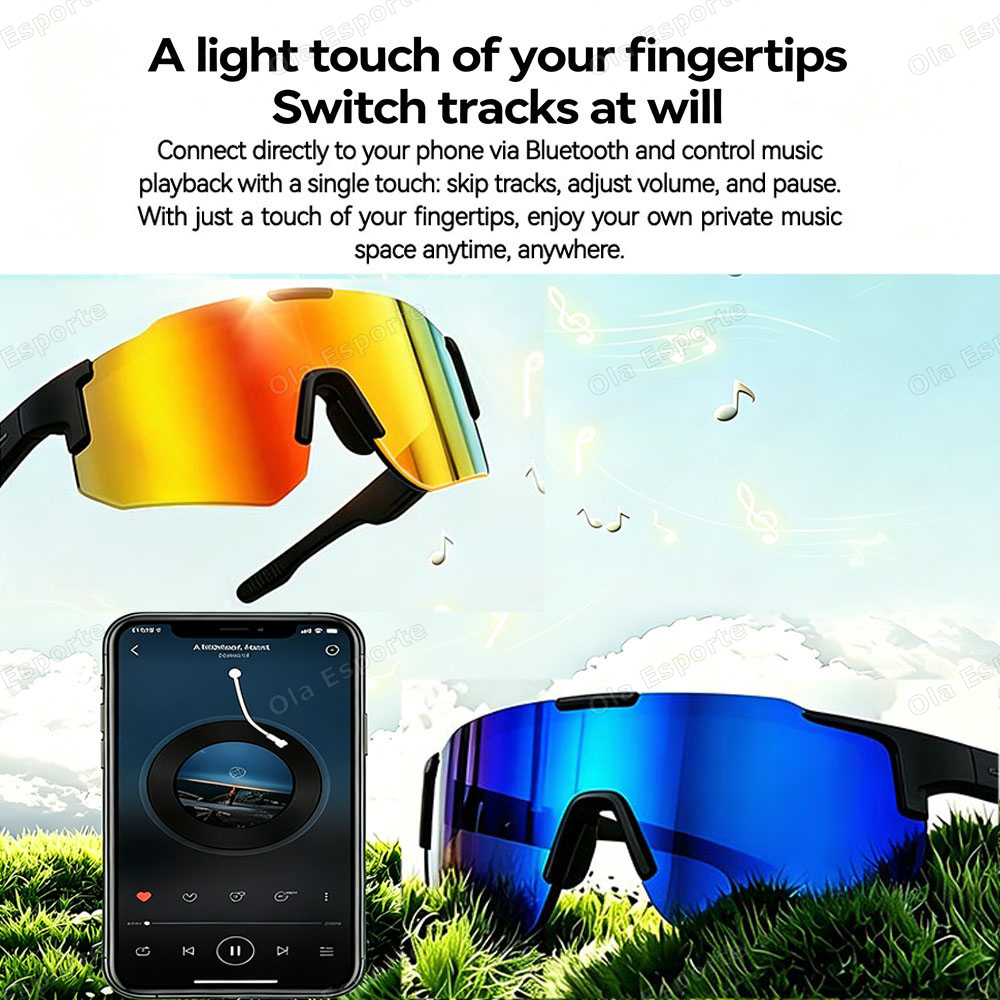 サイクリングスマートグラス HD Bluetooth 通話音 - Outdoor Sport Activity のレビューと価格