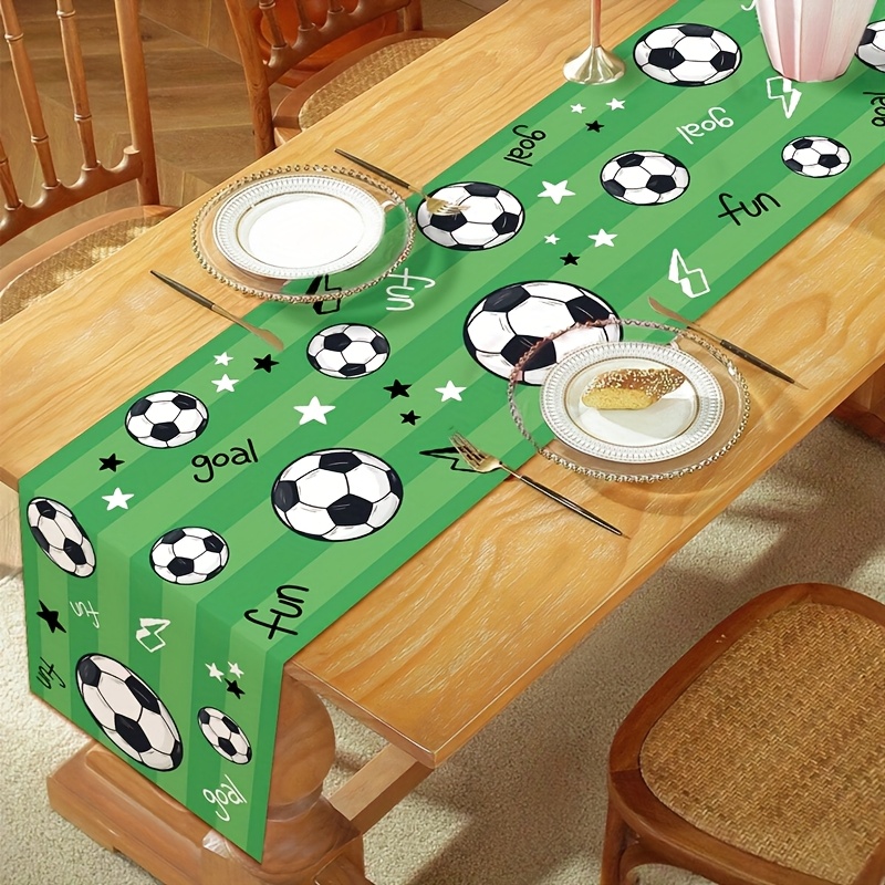 1pc サッカースポーツポリエステルテーブルランナースポーツ - Outdoor Sport News のレビューと価格