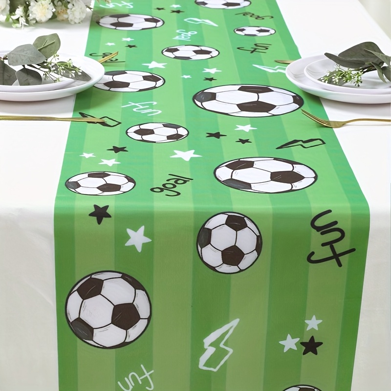 1pc サッカースポーツポリエステルテーブルランナースポーツ - Outdoor Sport News のレビューと価格